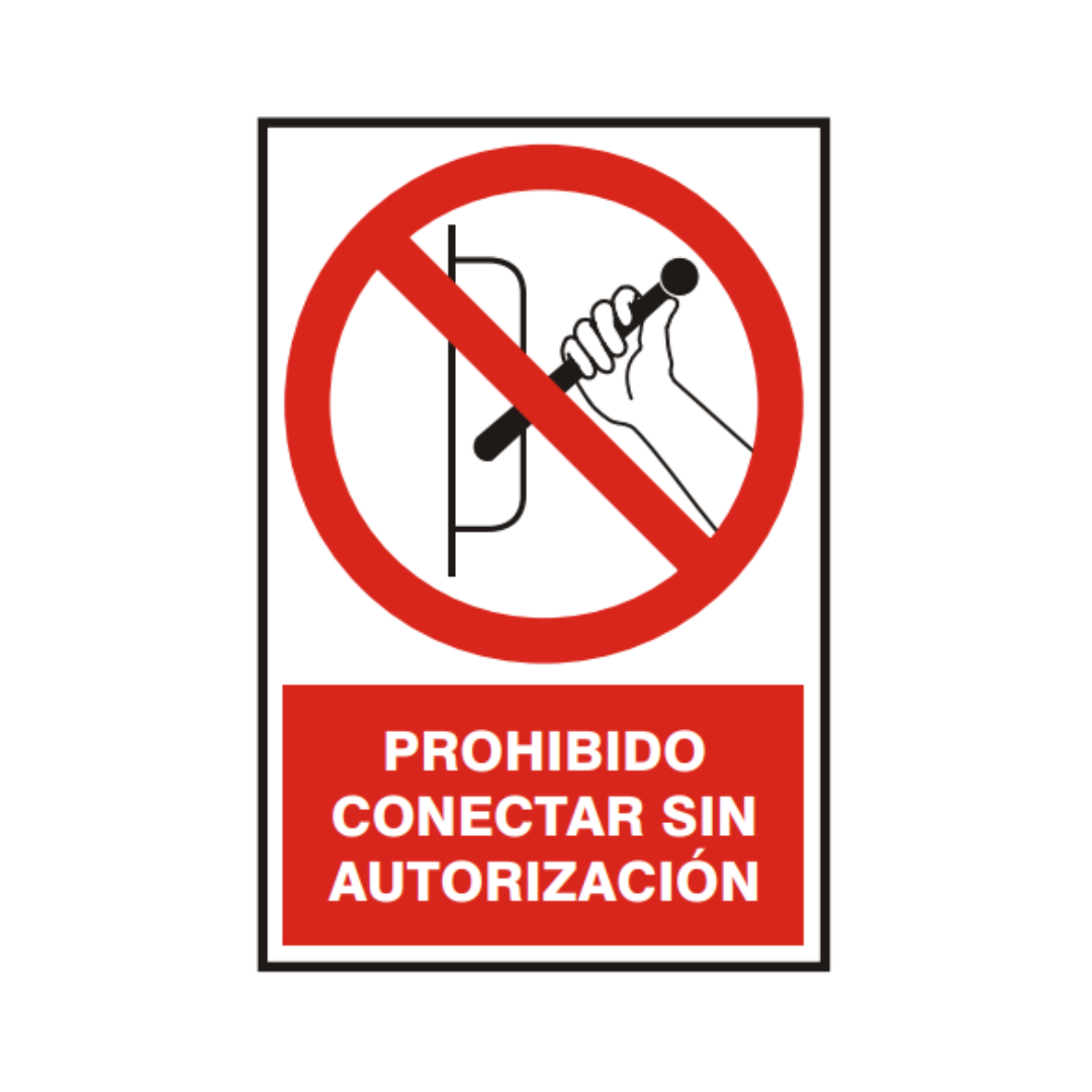 Se Al Vinil Prohibido Conectar Sin Autorizaci N Damajer