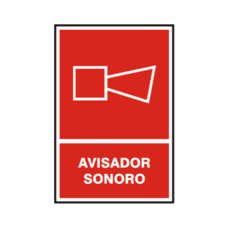 Señal vinil avisador sonoro