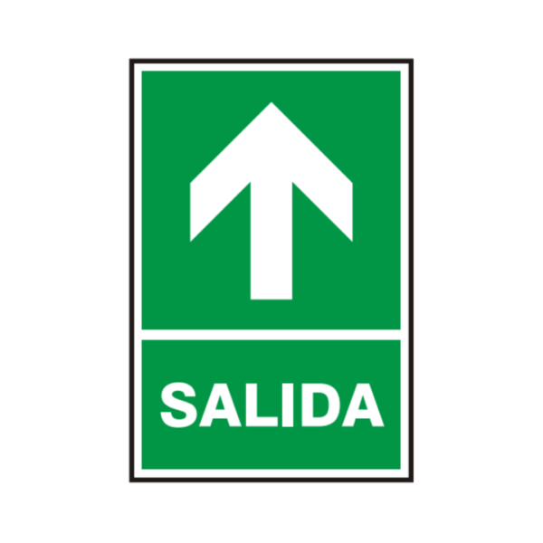 Señal vinil salida arriba