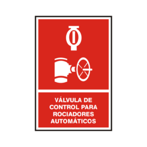 Señal vinil válvula de control para rociadores automáticos
