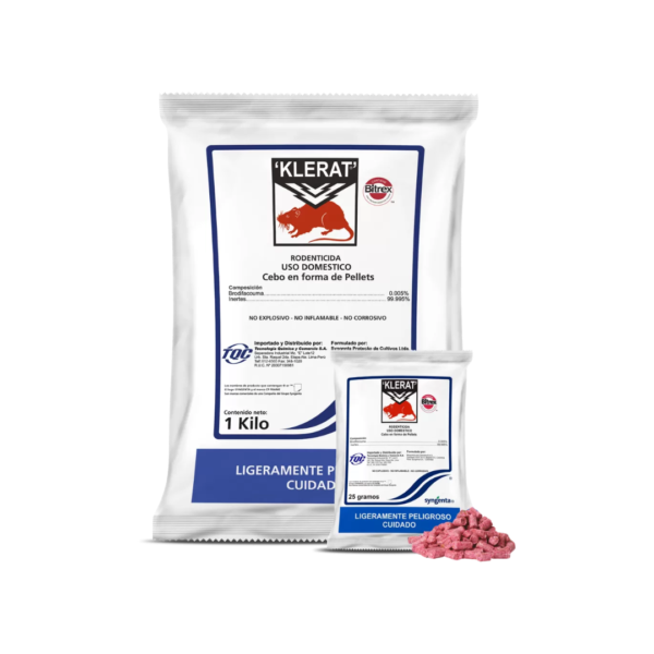 Klerat Pellets 1 kg | Cebo para roedores