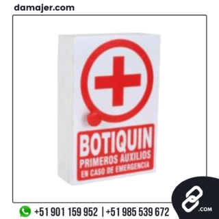 Botiquín de madera 20x30 cm | Incluye medicamentos