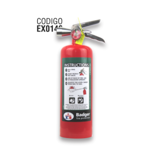 Extintor badger halotron-abc de 5 Lbs 2024