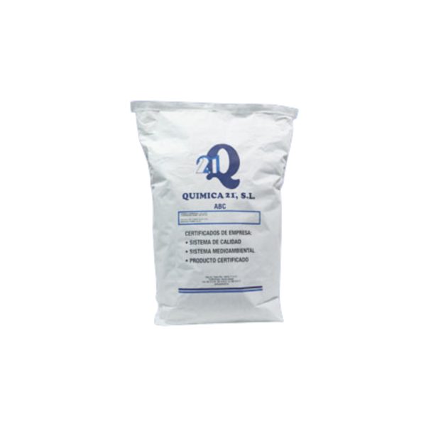 Polvo quimico seco Quimica 21 75% ABC bolsa de 25 kg con Certificación UL