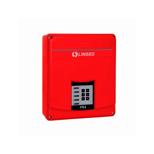 Panel de incendio residencial Linseg FX4