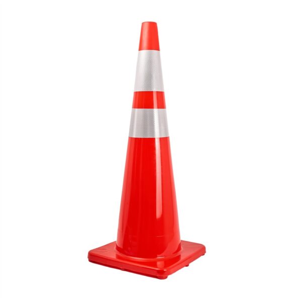 Cono de seguridad de 36" (90 cm) con cinta doble reflectiva