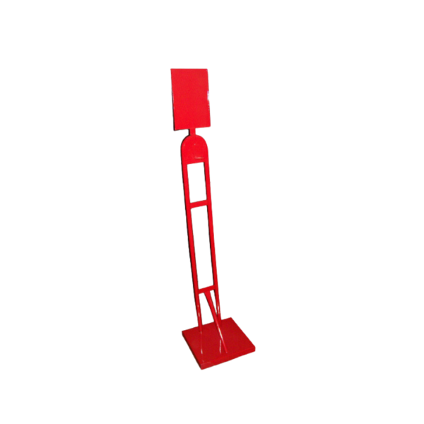 Pedestal para extintor tubular