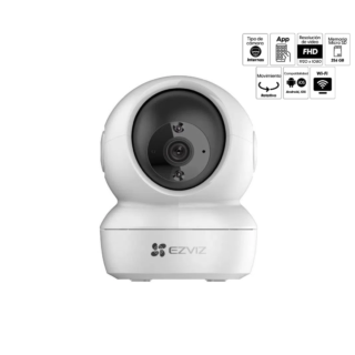 Cámara de seguridad wifi Ezviz C6N interior, 2MP 1080P, rotativo, seguimiento inteligente