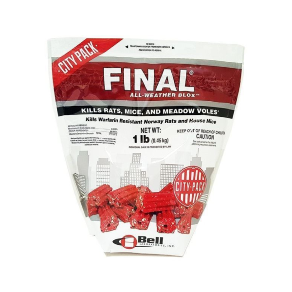 Final Blox Rodenticida Bolsa 1 Lbs