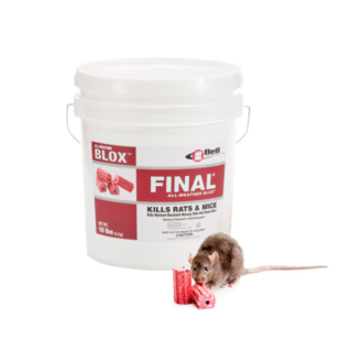 Final Blox Rodenticida Balde de 18 lbs (8.2 Kg.)