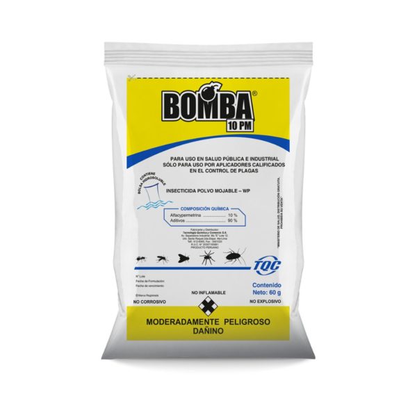 Bomba 10 PM Bolsa de 60 gr | Insecticida
