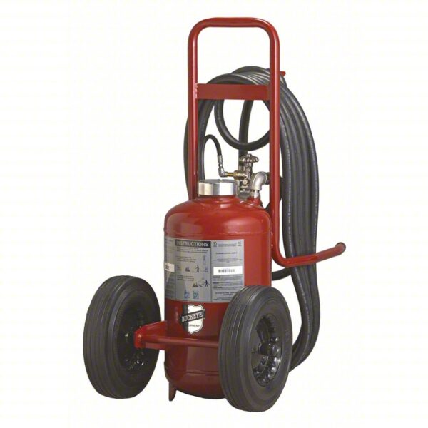 Extintor Rodante Buckeye PQS ABC de 125 lb UL 30A:240B:C (Botella Impulsadora)