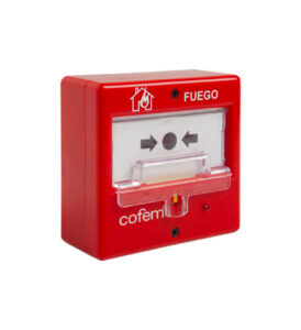 Pulsador de Alarma Rearmable Direccionable Lyon Cofem Modelo: PUCAY