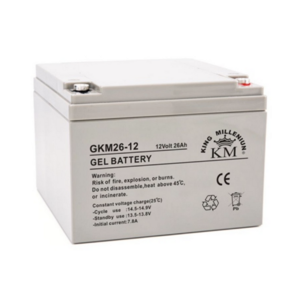 Bateria KM Gel 12v 26ah GKM26-12