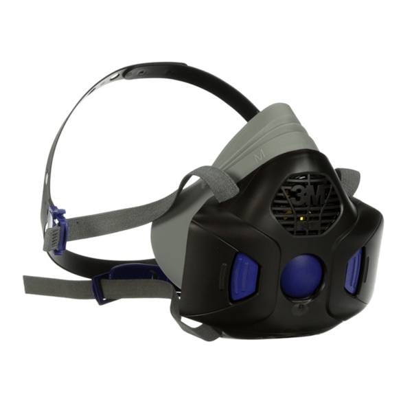 Respirador Reusable Media Cara con Diafragma Parlante 3M™ Secure Click™ HF-802SD