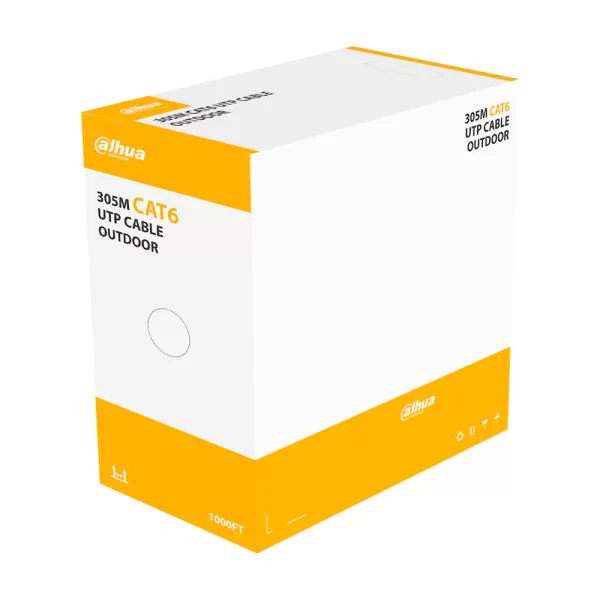 DAHUA PFM920-6UN Cable UTP CAT6 para exteriores de 305 m