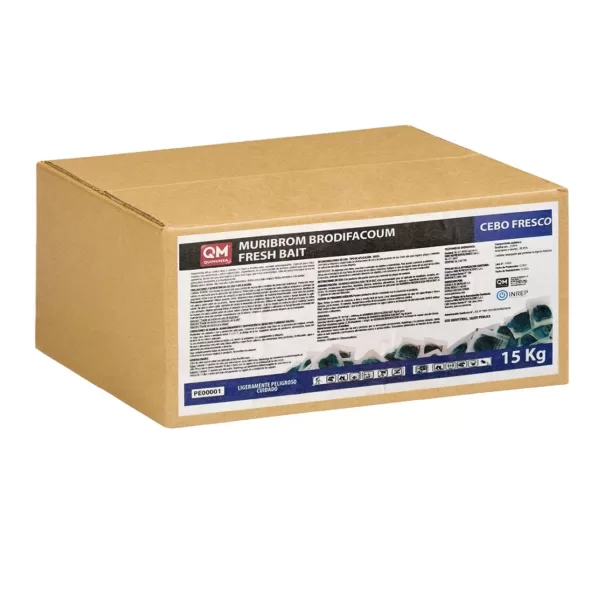 Muribrom (Brodifacoum 0.005 %) - Cebo Fresco Pasta Caja X 15 Kilos