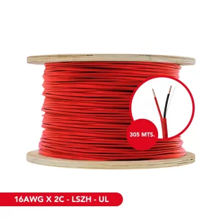Cable contra incendio Dimax T010 FPLR 2x16 Sin Apantallar LSZH
