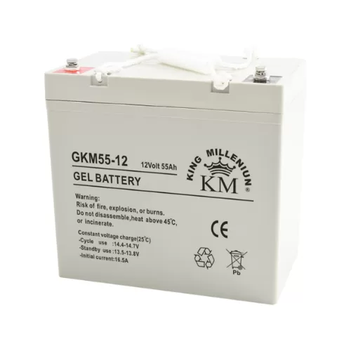 Bateria KM Gel 12v 55ah GKM55-12