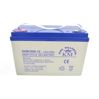 Bateria KM Gel Ciclo Profundo 12v 100ah GKM100D-12