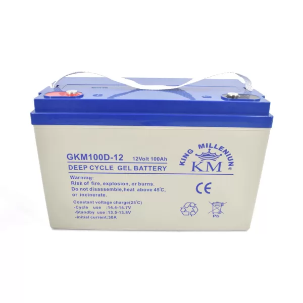 Bateria KM Gel Ciclo Profundo 12v 100ah GKM100D-12