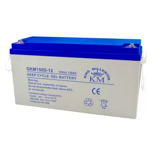 Bateria KM Gel Ciclo Profundo 12v 150ah GKM150D-12