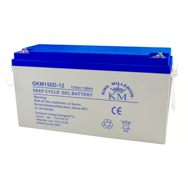 Bateria KM Gel Ciclo Profundo 12v 150ah GKM150D-12