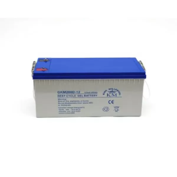 Bateria KM Gel Ciclo Profundo 12v 200ah GKM200D-12