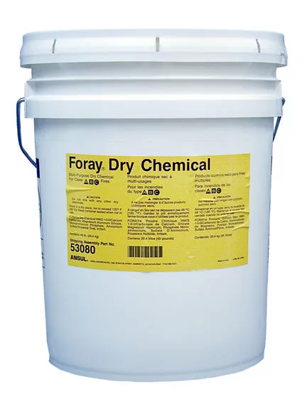 ANSUL Foray 53080 Agente PQS, Amarillo, Balde de 45 lbs