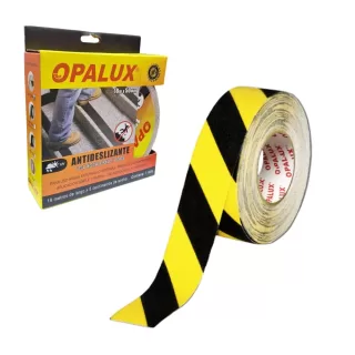 Cinta Antideslizante Negro/Amarillo Opalux AN-18N-A