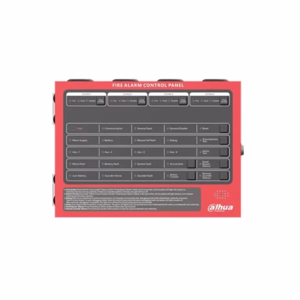 DAHUA DHI-HY-C102-4 Panel de Control de Alarma contra Incendios Convencional