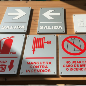 Señal Preventiva de 20x30 cm base acrilica de 1.8 mm