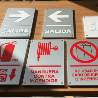Señal Preventiva de 20x30 cm base acrilica de 1.8 mm